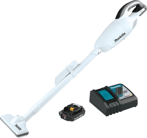 18V LXT™ Lithium-Ion Compact Cordless Vacuum Kit (2.0Ah), Redesigned floor nozzle, XLC02RB1W