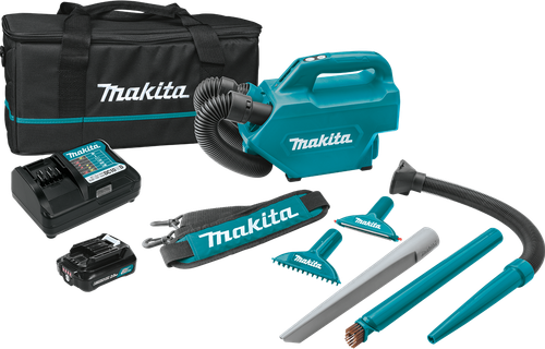 12V max CXT™ Lithium-Ion Cordless Vacuum Kit (2.0Ah), Makita built motor, LC09A1