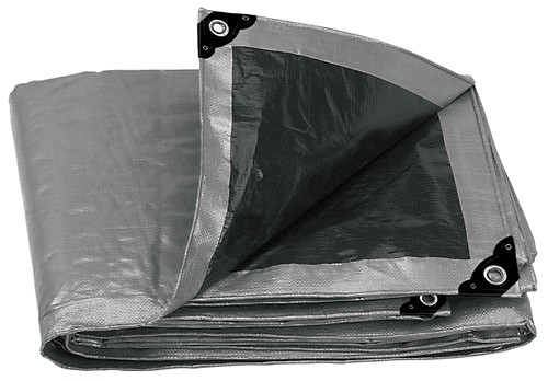 Truper Reinforces Tarps, 10 Mil Thickness,16 Mil Thickness , 9.8 X 9.8 Ft Reinfo