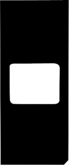1968 Camaro, 1968-74 Nova, 3-speed or 4-Speed Console Shift Plate Seal, Manual Transmission