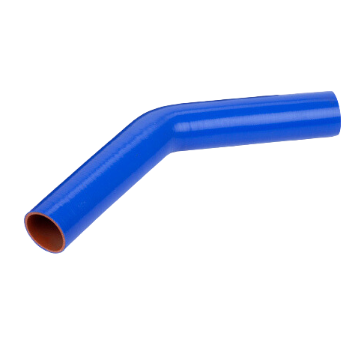 6.00in I.D. 45 Degree Preformed Coolant Hose | Blue With 10" Legs
