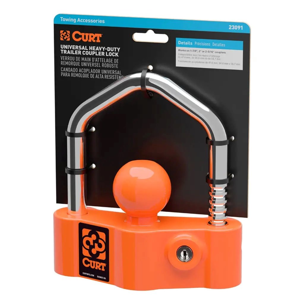 Curt Universal Heavy-Duty Trailer Coupler Lock - 23091