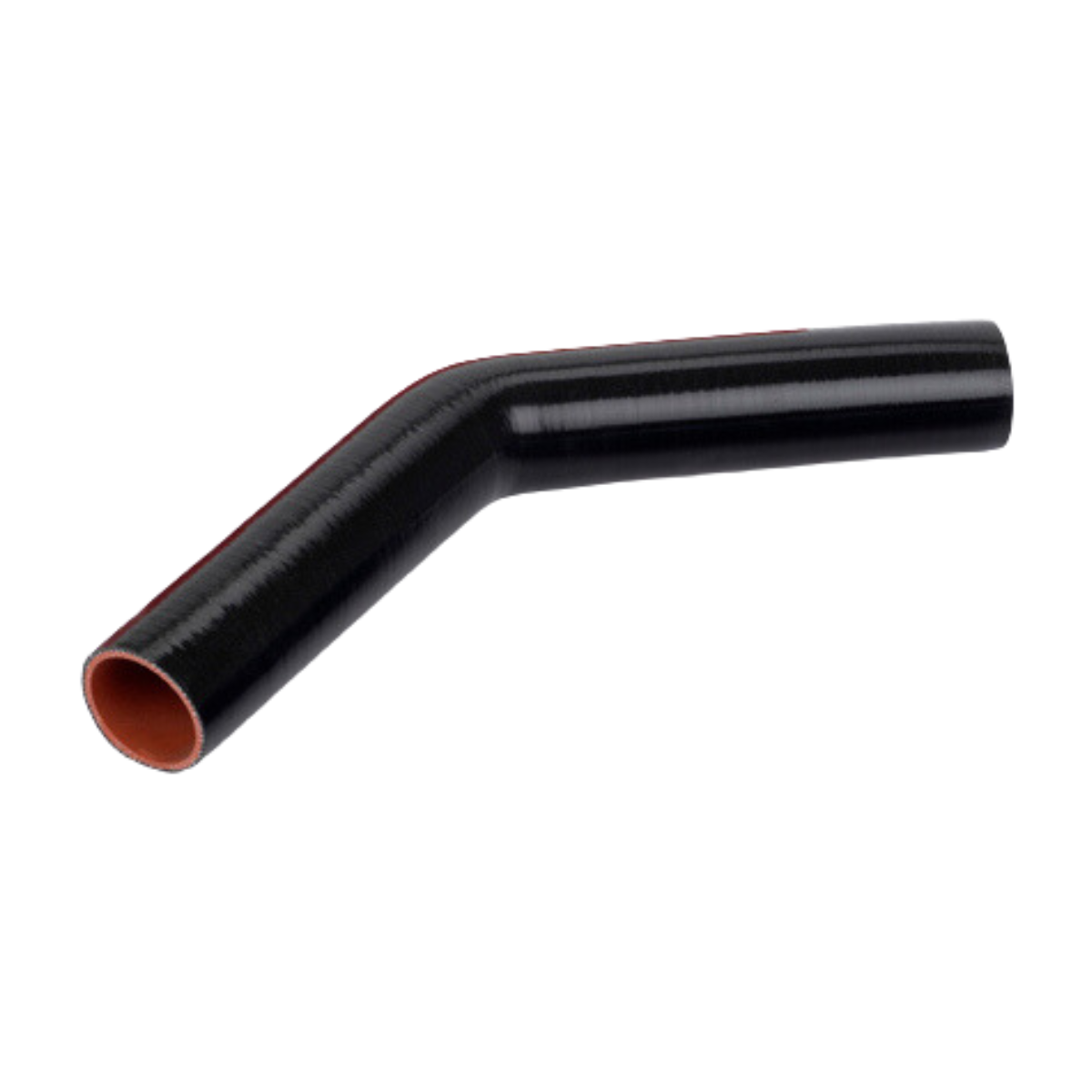 6.00in I.D. 45 Degree Preformed Coolant Hose | Black With 10" Legs
