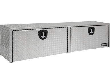 Buyers Diamond Tread Aluminum Topsider Truck Tool Box 13 Inches Deep