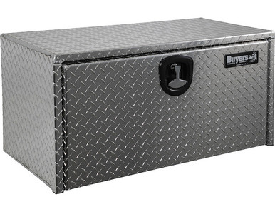 Buyers Diamond Tread Aluminum Underbody Toolbox 20" x 20" x 36"