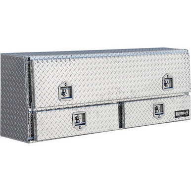 Buyers Diamond Tread Aluminum Pick-Up Truck Contractor with Lower Drawers Topsider Truck Tool Box