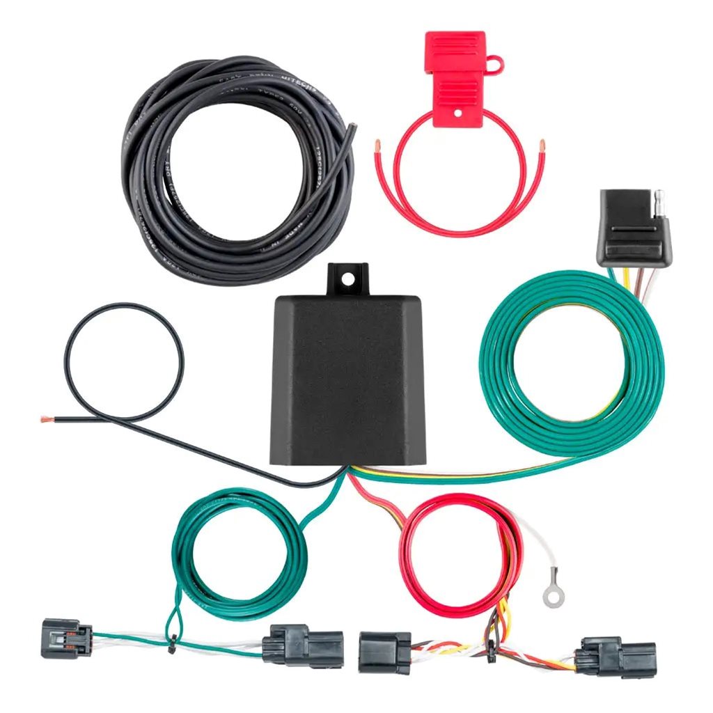 Curt Custom Wiring Harness, 4-Way Flat Output, Select Kia K4, K5 - 56562