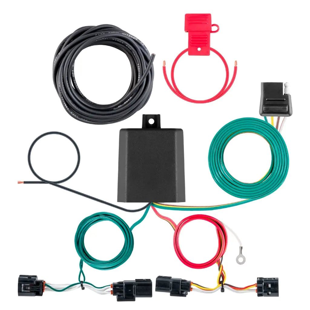 Curt Custom Wiring Harness, 4-Way Flat, Fits Select Kia Sorento - 56569