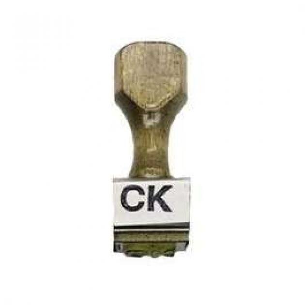 Camaro Alternator Broadcast Code Stamp, CK, 1968