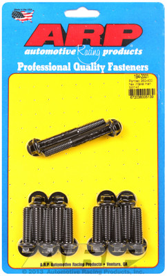 ARP 194-2001 Hex Intake Manifold Bolts Pontiac 350-455 V8 Engines Black Finish