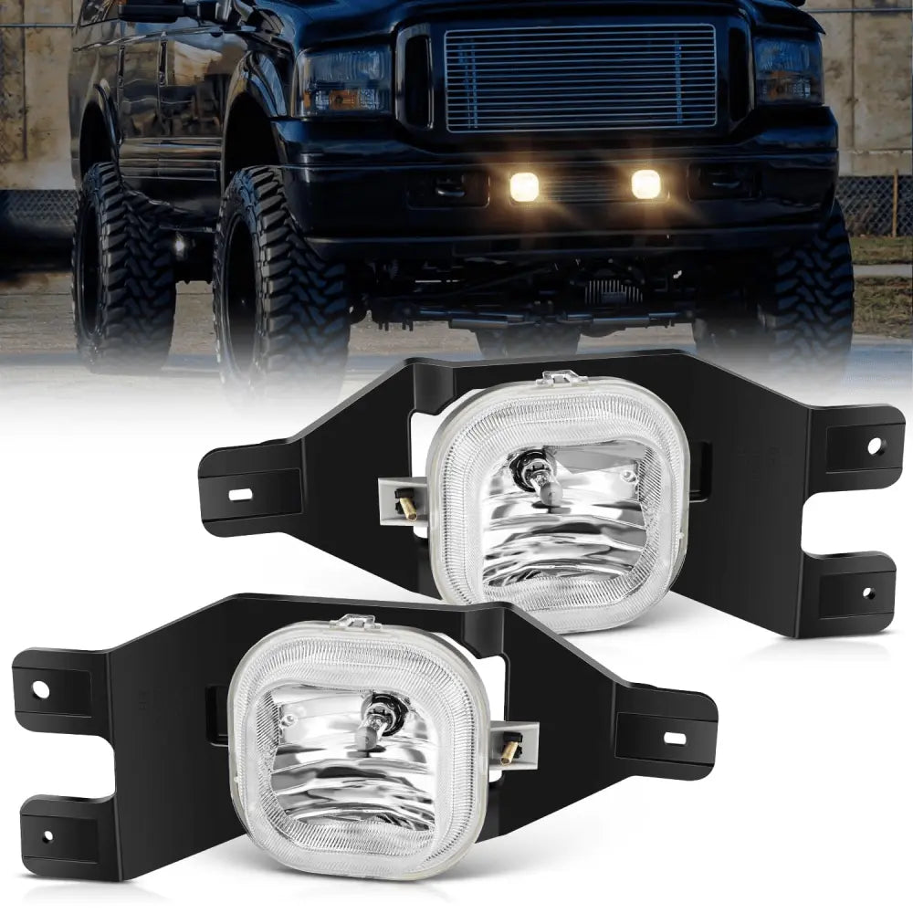 1999 2000 2001 2002 2003 2004 Ford F250 F350 F450 F550 Super Duty 2001 2002 2003 2004 Ford Excursion Fog Lights Assembly H10 42W Bulbs