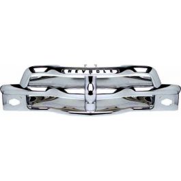 1954-55 (1st) Chevrolet Truck Grill - Chrome w/ Black "Chevrolet"