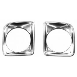 Counterpart Automotive Headlight Bezels 1967-68 Chevrolet Truck