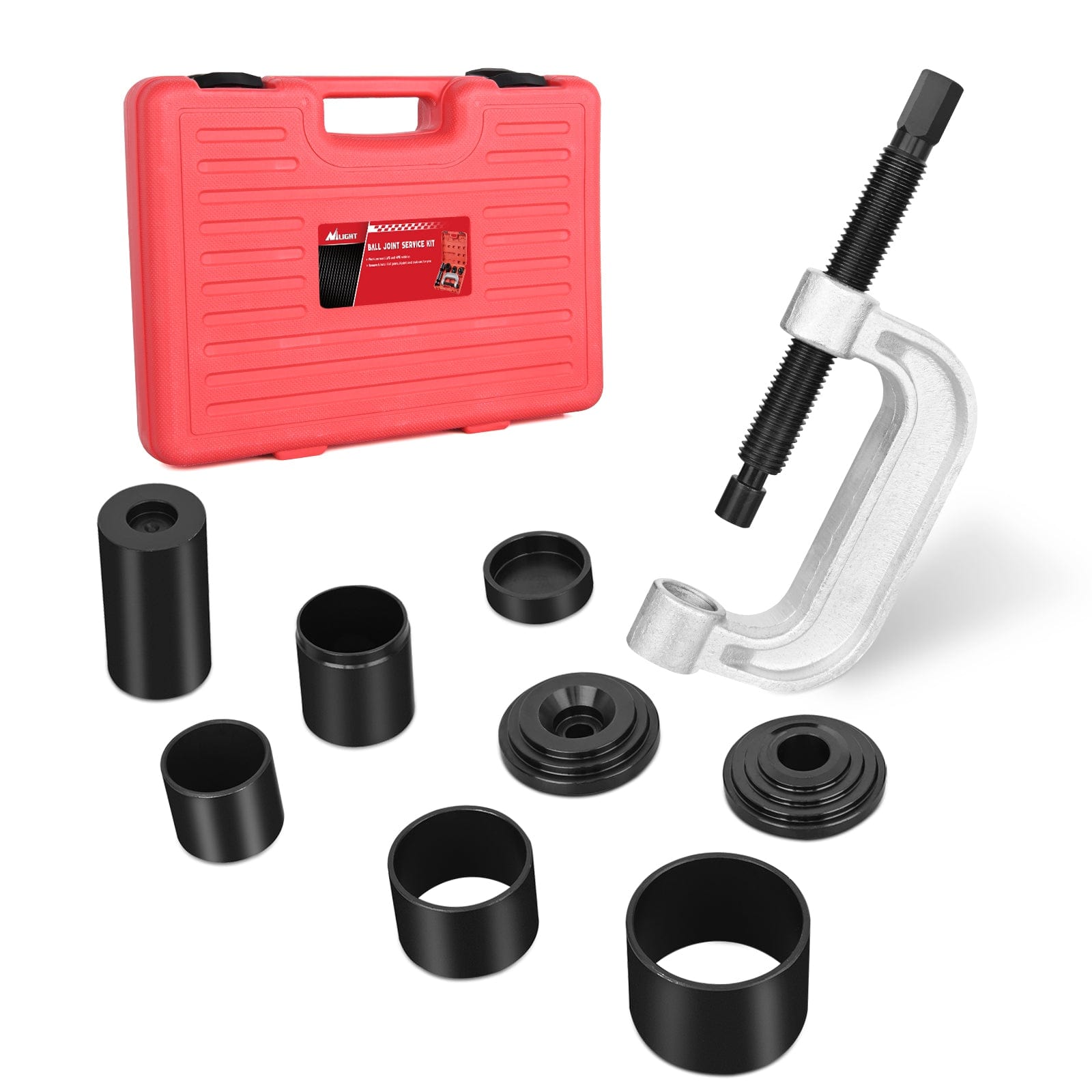 10PCS Ball Joint Press Kit 4x4 Adapters