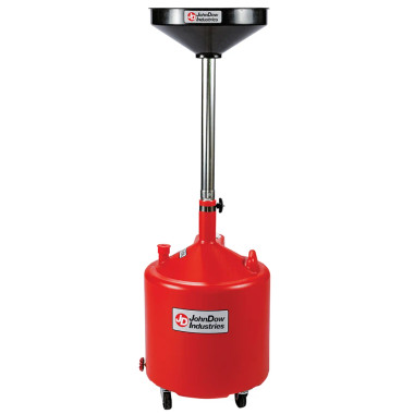 John Dow Industries JDI-18DCP 18-Gal. Economy Portable Poly Oil Drain