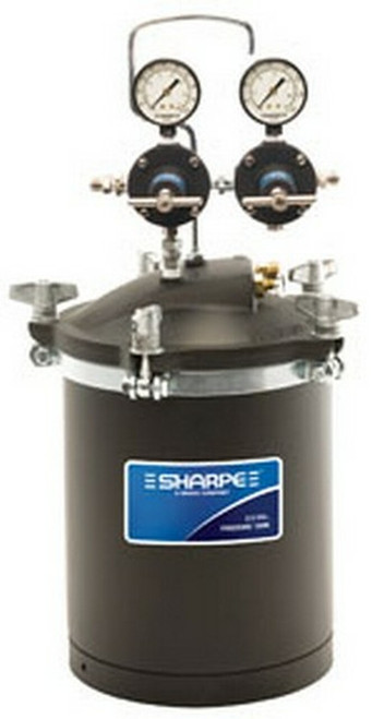 Sharpe 2.5 Gallon Pressure Pot with Dual Regulators
