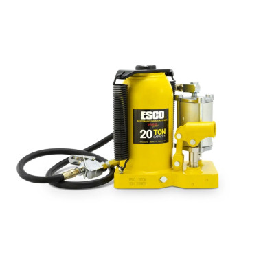 Esco 10381 Bottle Jack, 20 Ton, Air/Hydraulic, Heavy Duty Welded Base
