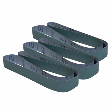 JET Tools 577520 2" x 48" 60 Grit Zirconium Oxide Belts -3PCS SET