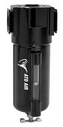 ATD Tools Standard 1/4" NPT Filter, Metal Bowl, 40 Micron, 48 SCFM