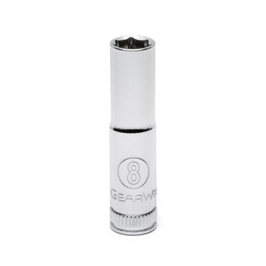 GearWrench 80143 1/4 Drive 8mm Deep Socket