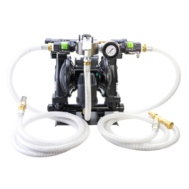 Esco 10543 Liquid Transfer Pump ,1", 50 GPM (With Metal Valve, 10' Hoses, Injector Gun, Strainer, Regulator And Gauges)