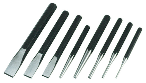 ATD Tools Chisel-Punch Set, 8 pc.