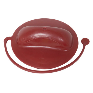 Lisle 19442 Tethered Lid, Red