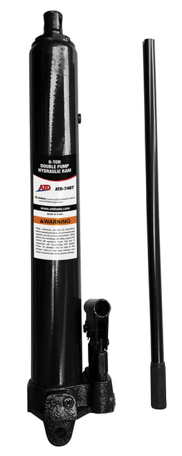 ATD Tools 8-Ton Double Pump Hydraulic Ram