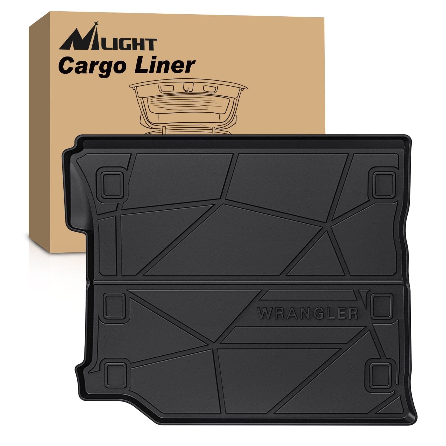 2018 2019 2020 2021 2022 2023 2024 2025 Jeep Wrangler JL Unlimited 4 Door (Not for JK or 4XE) Cargo Mats Subwoofer