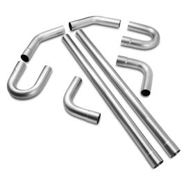Universal DIY 2.25'' Mild Steel Dual Mandrel Exhaust Kit