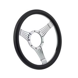 Billet Chrome Plated Banjo Style Steering Wheel