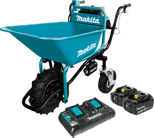 36V (18V X2) LXT™ Brushless Power-Assisted Wheelbarrow Kit (5.0Ah), Steel bucket, XUC01PTX1 (Discontinued)