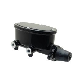 MBM Oval Black Aluminum Master Cylinder 1 1/8" Bore