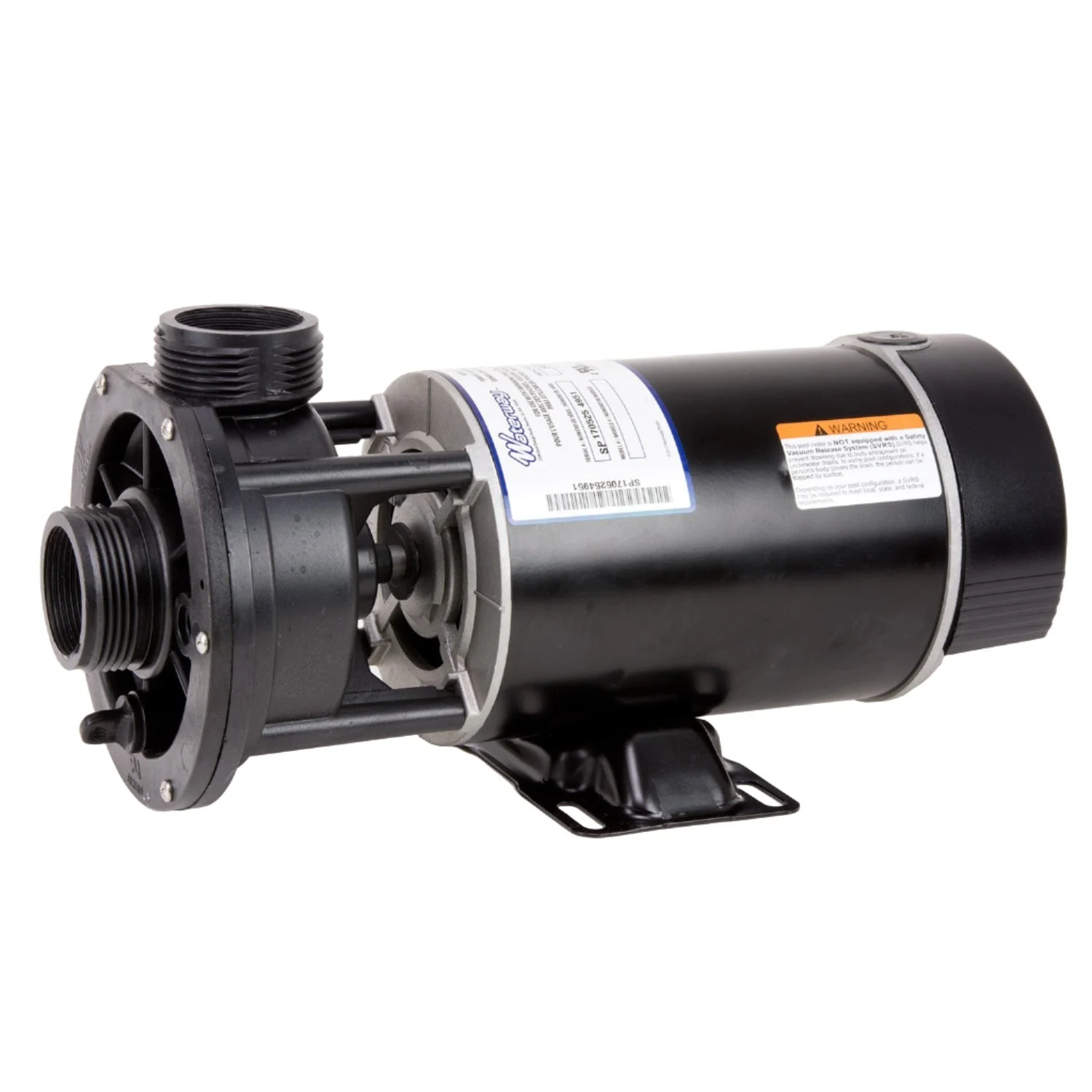 2 HP Waterway Center Discharge Spa Pump: 1.5″ in/out 240V