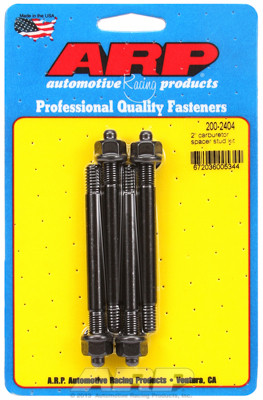 ARP 200-2404 Carburetor Stud Kit - 5/16" - 3.700" Overall Length - Black Oxide