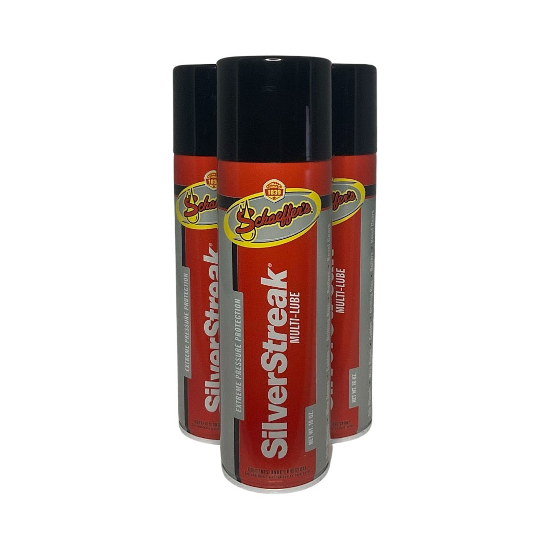 Schaeffer's 200 - 3 Pack Silver Streak Multi-Lube Spray - 16 oz. ea.