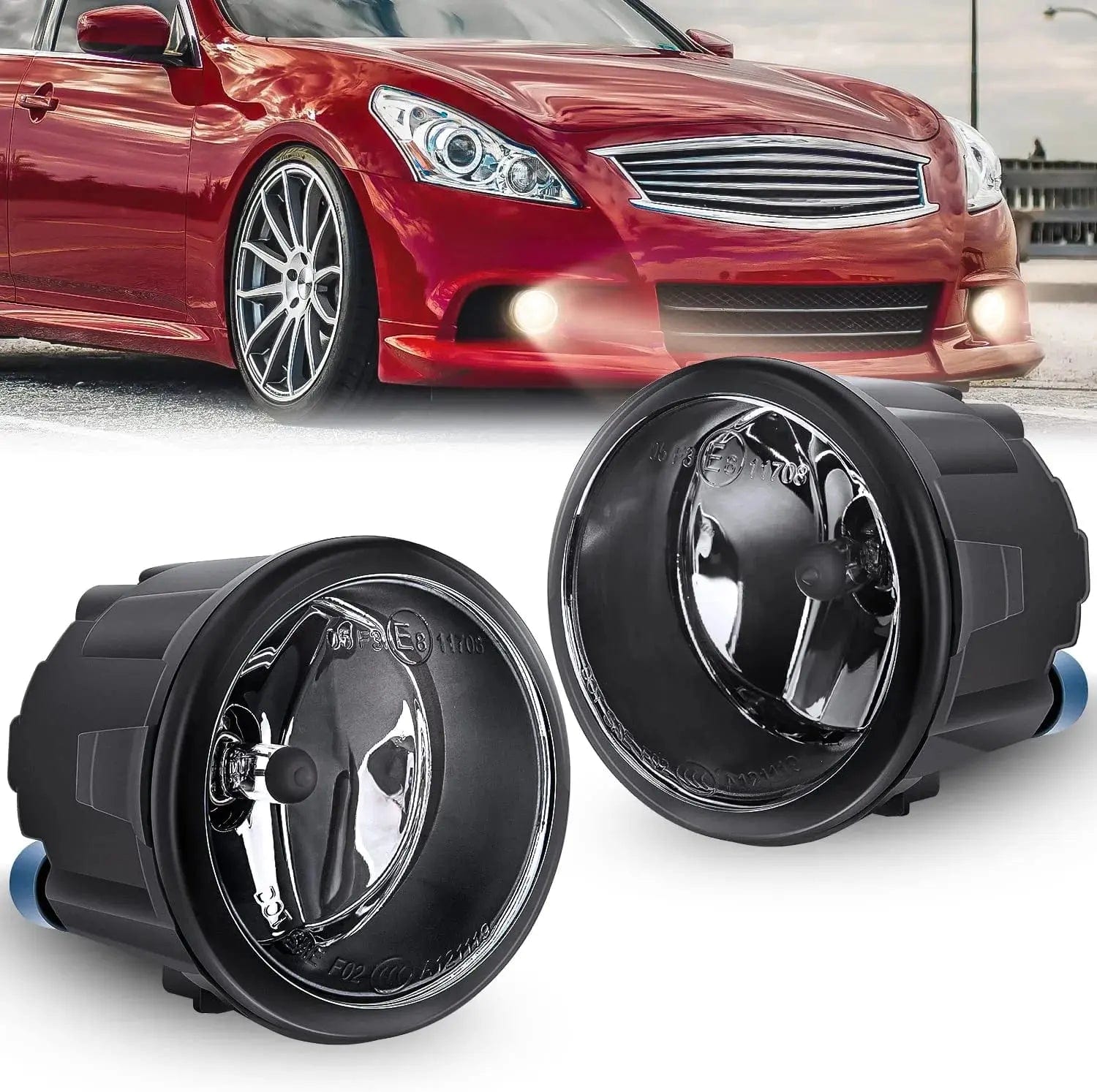 2007-2012 Versa 2009 2010 2011 2012 2013 2014 Cube Murano 2011 2012 2013 2014 Juke 2006-2013 Infiniti EX35 FX45 FX35 FX50 2010-2013 Infiniti G37 G25 2011 2012 2013 M37 M56 Fog Lights Assembly