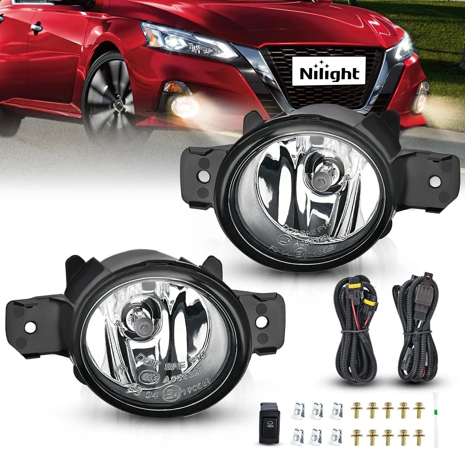 2007-2017 Nissan Sedan 2008-2013 Coupe 2012 2013 2014 2015 2016 2017 2018 2019 Versa 2014 2015 2016 Rogue Versa Note 2007-2014 Maxima 2016-2016 Pathfinder 2004-2015 Sentra Infiniti Fog Light Assembly