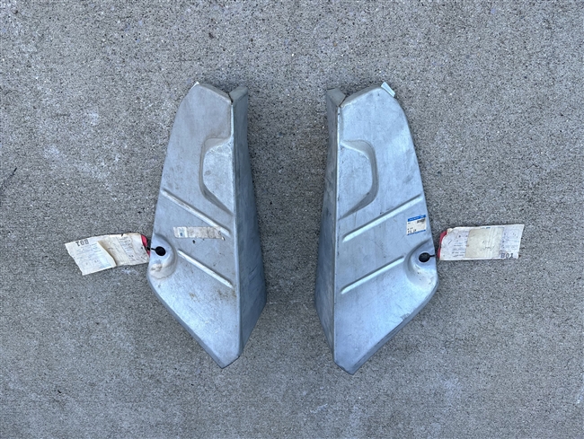 1974 - 1981 Camaro Trunk Drop Off Extension Panels, Pair Original GM NOS