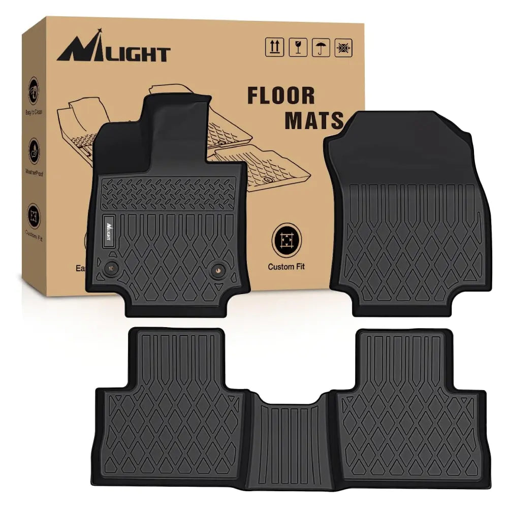 2019 2020 2021 2022 2023 2024 2025 Toyota RAV4 Hybrid Prime TPE Floor Mats