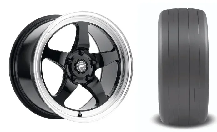 Forgestar D5 17×10 W/ 305 45 17 ET Street R Pair Drag Pack Bundle (Charger / Challenger / 300)
