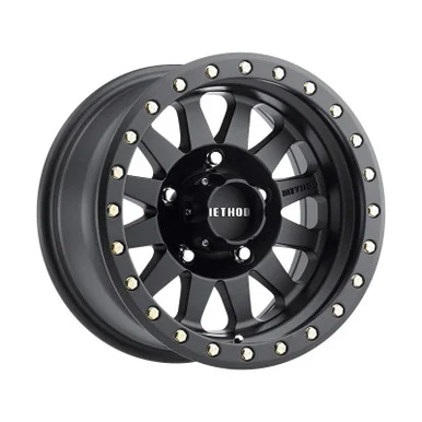 Method MR30458012524N 304 Double Standard 15×8 5×4.5 3.5″ Backspace Matte Black Wheel for 84-06 Jeep Cherokee XJ, Comanche MJ, Grand Cherokee ZJ, Wrangler YJ & TJ