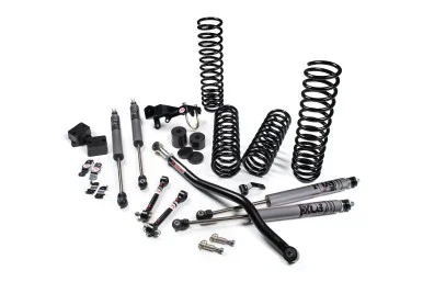 JKS Manufacturing JSPEC103KFA 2.5″ J-Venture Suspension System FOX 2.0 Adventure Shocks for 07-18 Jeep Wrangler JK 2-Door