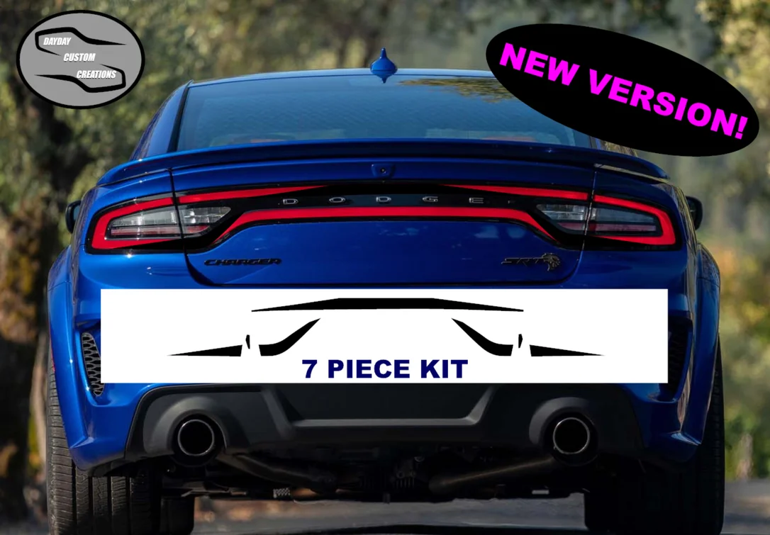 15-23 Dodge Charger Taillight Decal Design 2