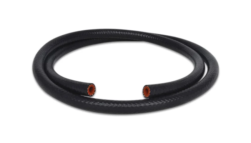 Vibrant 7/8in (22mm) I.D. x 20 ft. Silicon Heater Hose reinforced – Black