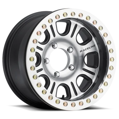 Raceline RT232-78550-25 RT232 Monster Beadlock 17×8.5 5×5 3.75″ Backspace Wheel for 07-25 Jeep Wrangler JK, JL & Gladiator JT