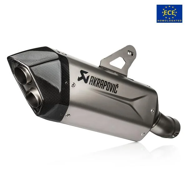 S-B13SO4-HJGT Terminale scarico Akrapovic omologato titanio BMW R1300GS 2024-2025
