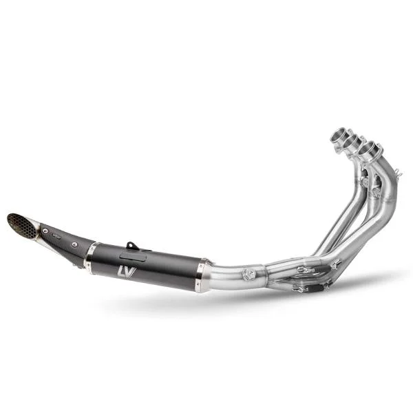 14371EBU Scarico completo Leovince LV RACE racing acciaio nero Yamaha MT09SP 2021-2023