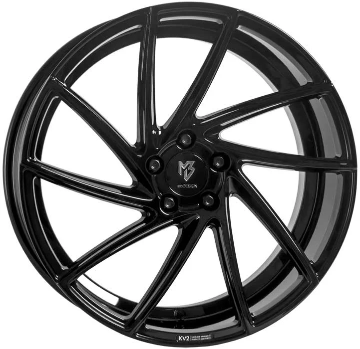 MB Design KV2 8,5×20 ET42 5×112 20 Inch wheel black glossy