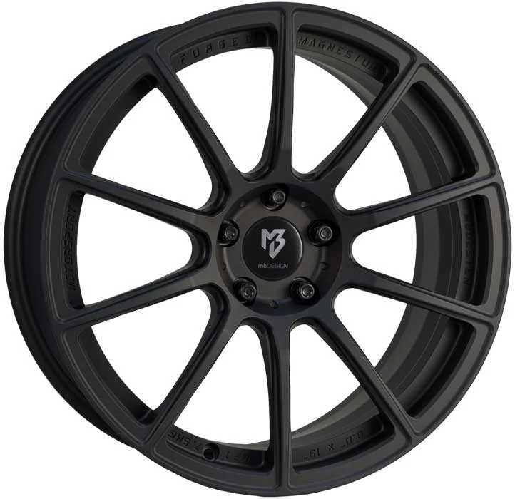 MB Design MF1 8×19 ET45 5×100 19 Inch wheel black matt